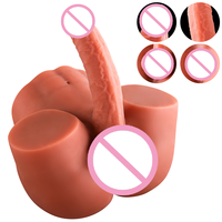 Moule réaliste en silicone TPE 3D pour hanches et fesses avec godemichet, jouet sexuel unisexe pour adultes, masturbateur pour orgasme, jouet sexuel pour femmes avec gros fessier