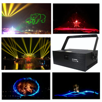 Projecteur laser rvb couleur étanche pour extérieur 10W 15W Spectacle DJ Disco Animation 3d Lazer 8Watt Lumières de scène
