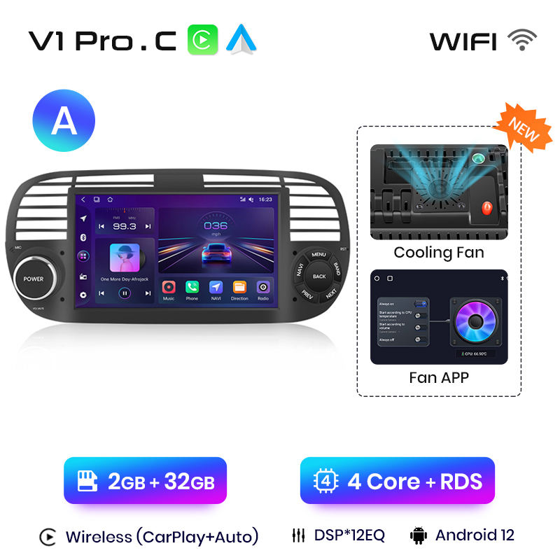 V1 ProC 2+32GB สีดำ