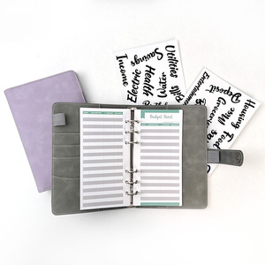 Nouvel agenda familial élégant et économique, carnet de financement familial, classeur à 6 trous, pochettes pour reçus, factures, rangement créatif et utile - Product Image 3