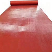 Tapis d'exposition non tissé recouvert de film, résistant à l'eau et à l'usure, tapis solide pour foires, mariages, banquets et événements commerciaux