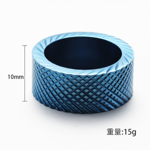 Fashion minimalist multi color polished diagonal stainless steel <b>ring</b> titanium steel band bulk supply <b>for</b> <b>men</b> daily jewelry - Product Image 3