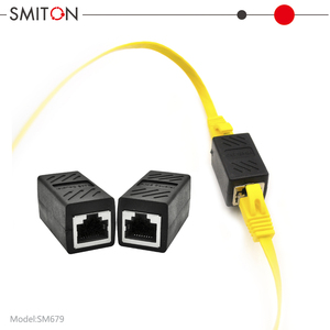 ตัวเชื่อมต่อสายอีเธอร์เน็ตแบบมีฉนวนป้องกัน RJ45 Cat6 สำหรับสาย CAT6/<span class=keywords><strong>CAT5E</strong></span>/CAT5 แบบต่ออินไลน์ ตัวเมียต่อกับตัวเมีย - Product Image 5