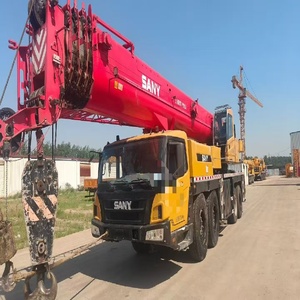 Grue de camion d'occasion Sany STC800T5 à vendre, capacité nominale 50T, charge de levage maximale 50T, hauteur 32M, moteur pompe en bon état de fonctionnement - Product Image 3
