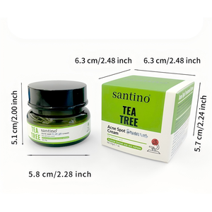 Venta caliente 2% Ácido salicílico Árbol de té Eliminar Crema para manchas de acné 20g Reduce el tamaño de las imperfecciones y el enrojecimiento - Product Image 6