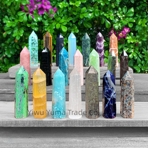 Cristal de guérison hexagonal à facettes de 6 mm, cristal de méditation, yoga, Reiki, cadeau de cristal pour la fête des mères - Product Image 3