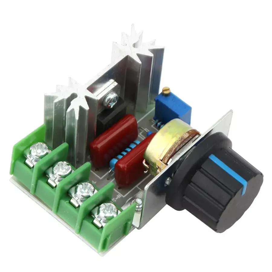 Regulador de voltagem eletrônica scr, de alta potência, importações de 2000w 220v, tiristor de alta potência, controle de temperatura