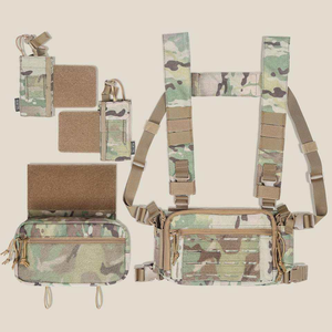 PTG 1000D Nylon Tactische Borsttuig Camo Schietuitrusting voor Jagen en Gym Gebruik Serie Vest met Praktische Uitrusting Gymtassen - Product Image 5