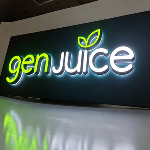 Customizable 3D <b>LED</b> <b>Sign</b> with Acrylic & Stainless Steel Alphabet Theme for Business Shopfront Wall Mount - Product Image 2