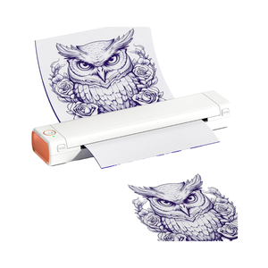 Impresora de Transferencia Térmica M08F, Tamaño Máximo de Papel de 108 mm, Máquina de Etiquetas de Rollo Térmico para Ropa, Resolución de 203 dpi, <span class=keywords><strong>USB</strong></span> - Product Image 4