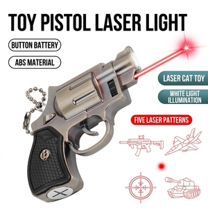 Nuevo Llavero Creativo con Láser en Forma de <span class=keywords><strong>Pistola</strong></span>, Mini Linterna LED Infrarroja, <span class=keywords><strong>Juguete</strong></span> Colgante, Llavero con Linterna al por Mayor - Product Image 1