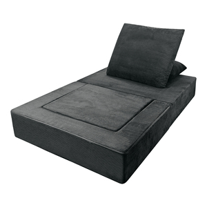 Sillón de terciopelo con otomana, sofá individual compacto para sala de estar, muebles para apartamento, suministro personalizado de fábrica - Product Image 5