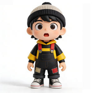 カスタムメイドPVC 3Dアートデザインアクションフィギュア、パーソナライズされた漫画モデルビニール玩具、装飾ギフト用 - Product Image 2