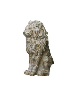 Statue de lion décorative en résine Sculpture animale artisanale en fibre de verre pour jardin et intérieur Statue de lion d'extérieur - Product Image 1