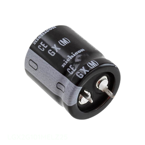 Condensateur traversant LGX2G101MELZ25 100 µF en aluminium 20 % 400 V à fixation rapide - Product Image 1
