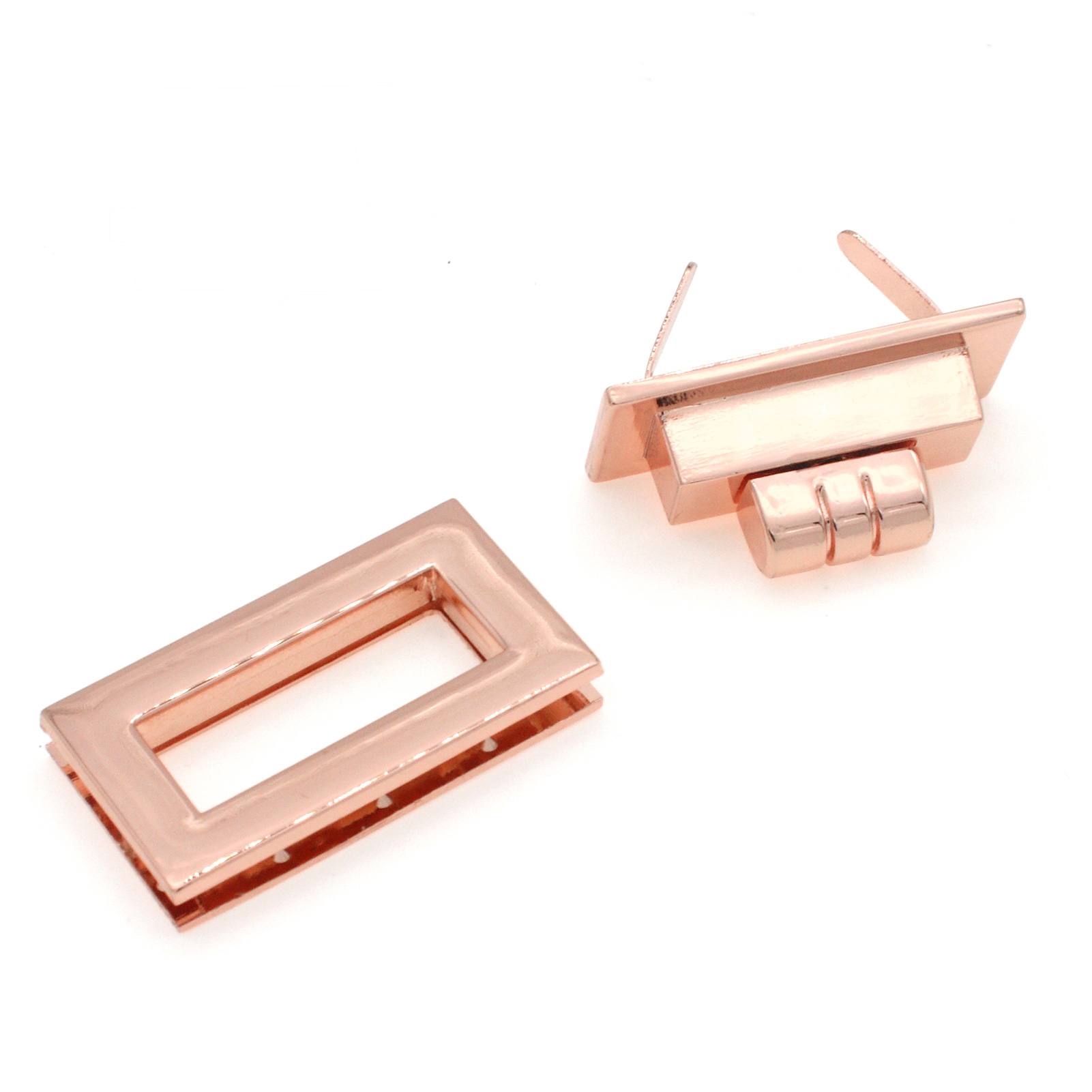 Zinc Alloy Square Gesper DIY Peralatan Penyesuaian Gesper Tas Peralatan Aksesoris Kunci Tas Wanita Yang Biasa Digunakan Kunci Gesper