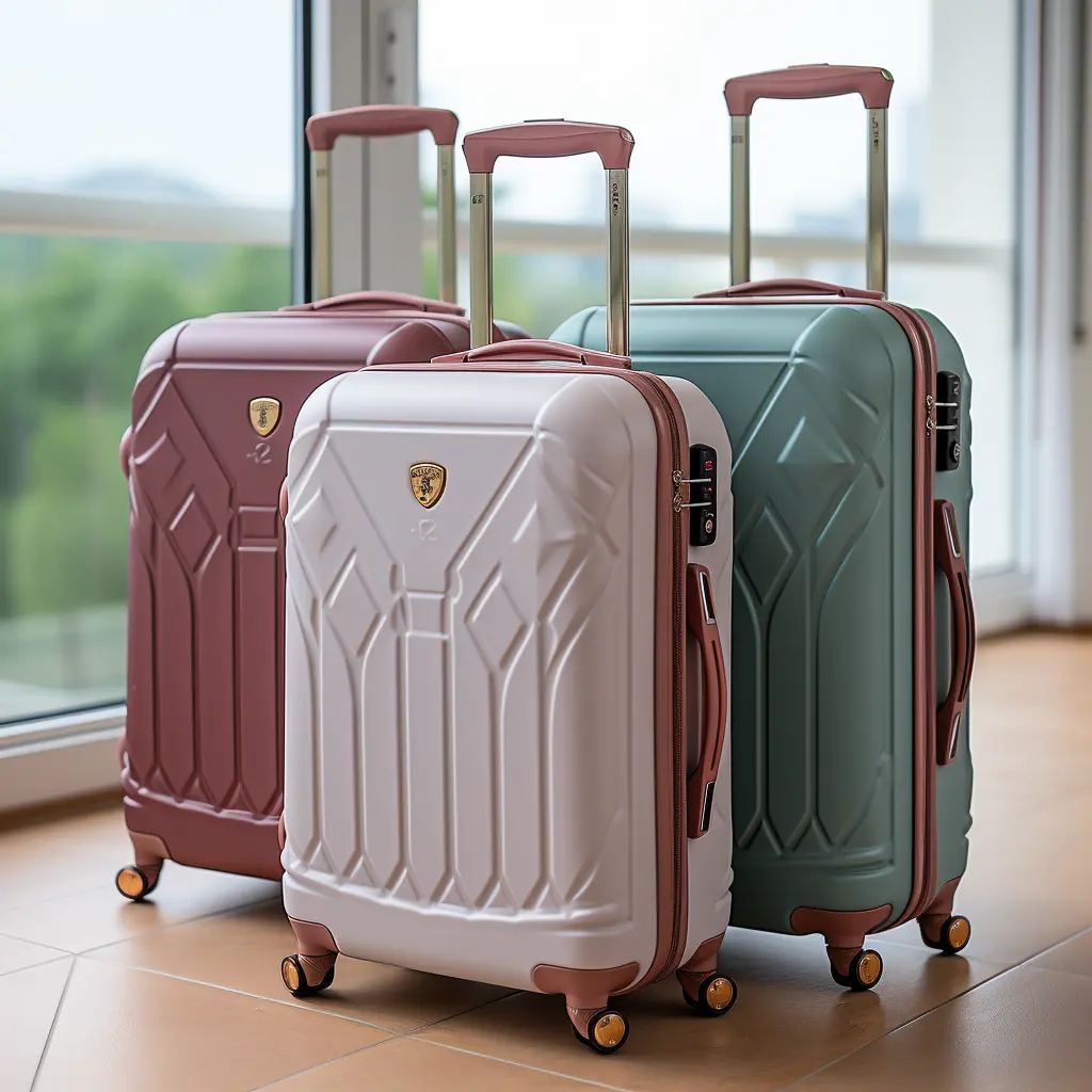 PP Suitcase Luggage Trolly Bag Luxury Brand High Quality Plastic Waterproof Aluminium Box Usb Luggage Travel Bags Suitcase Sets