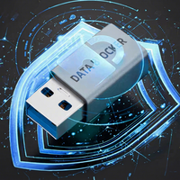 Adaptateur USB A vers Type C mâle/femelle JILIAN, sortie CC 10W, en alliage d'aluminium, protection des données d'ordinateur portable contre les logiciels malveillants et les hackers