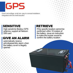 51.2V 105Ah LiFePO4 Golf Arabası Aküsü 5.12KWh Bluetooth 25A Hızlı Şarj Cihazı Elektrikli AGV YCSTPOWER YCST-GC-48105-P 3 Yıl Garantili - Product Image 4