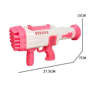 children's toy machine gatling bubble gun wholesale products novelty gifts 32 hole Automatic bubble bubble blowing toy