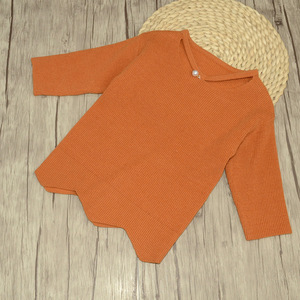 Suéteres de Última Moda con Diseño de Blusa con Dobladillo Curvo y Precio de Fábrica - Product Image 2