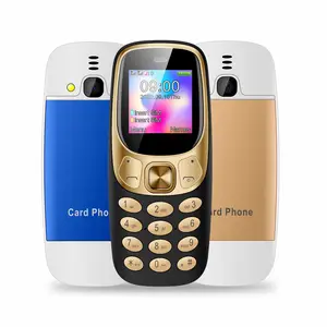 The new 1.33-inch BM777 mini phone with dual card and dual standby function supports multiple languages for the elderly