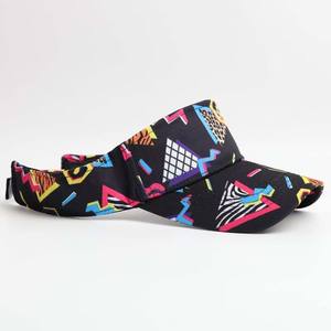 Casquette à visière à imprimé géométrique, respirante, pliable, protection solaire d'été, chapeau de sport de plein air pour hommes et femmes adultes - Product Image 3