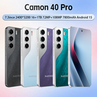 Teléfono Inteligente Camon 40 Pro, 8000mAh, Pantalla AMOLED de 7.3 Pulgadas y 120Hz, Cámara de 108MP, 16GB+1TB, 5G, Doble SIM, Desbloqueo Facial, Marco Metálico, Versión Global