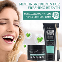 Venta al por mayor, Etiqueta Privada, pasta de dientes fresca y barata, eliminación de manchas Premium, blanqueamiento dental, cepillo de dientes para adultos y juego de pasta de dientes