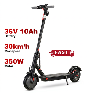 Trottinette Électrique Pliable à Deux Roues 36V 350W 10.4Ah Longue Portée avec Pneus Pleins de 8.5 Pouces, Vitesse 30km/h, Disponible en Stock aux États-Unis - Product Image 1
