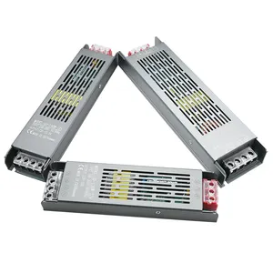 도매 AC DC 12V 24V 슬림 얇은 전원 어댑터 60W 100W 120W 150W 200W 300W 400W LED 조명 드라이버 스위칭 전원 공급 장치