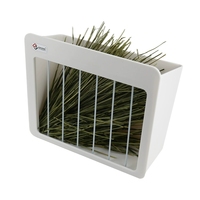 Panier de nourriture en plastique pour lapin, gamelle pour animaux domestiques, mangeoire pour Totoro, cochon néerlandais, cochon d'inde, lapin