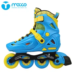 Maaco वियोज्य लाइनर बच्चों के इनलाइन स्केट्स सेट किशोरी पटरियां MC5 K8 बीयू
