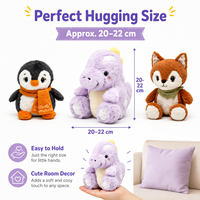 Jouets en peluche douce EPT, animaux en fourrure de lapin artificielle, 20 à 22 cm, 9 styles, cadeaux mignons pour enfants, vente en gros
