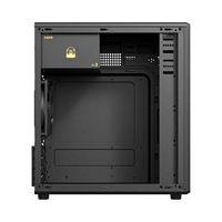180M OEM ODM Custom MATX Form Factor Micio Mid Tower Computer Boitier PC Chassis Gabinete PC Casing Black Solid Office PC Case