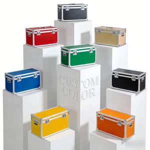 Ningbo कारखाने की आपूर्ति कस्टम आयाम उपकरण, पहियों के साथ एल्यूमीनियम उड़ान मामले - Product Image 5