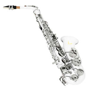 <span class=keywords><strong>SLADE</strong></span> Blanc Eb Tone <span class=keywords><strong>Sax</strong></span> Instrument de Musique Usine En Gros OEM ODM Laiton Argent Clés Pas Cher Saxophone <span class=keywords><strong>Alto</strong></span> Avec Étui - Product Image 5