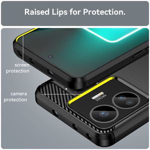 Coque de téléphone portable antichoc en Tpu pour Oppo Realme GT <span class=keywords><strong>Neo</strong></span> 5, coque arrière en Silicone en Fiber de carbone pour Oppo Realme <span class=keywords><strong>GT3</strong></span> - Product Image 6