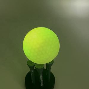 Vente en gros de balles de golf LED lumineuses à logo personnalisable, impression numérique, lumière constante, flash LED, matériau Surlyn coloré, 45g, boîte cadeau - Product Image 3