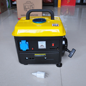 Générateur d'essence portable manuel de petite taille, norme européenne 220V, mini, pour extérieur, tension nominale 380V, fréquence 60Hz, démarrage par lanceur - Product Image 2
