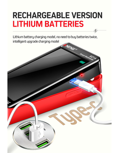 621A Medidor Universal Portátil Recargable de 9999 Lecturas con Rango Automático, NCV, Voltímetro, Amperímetro, Pantalla Táctil LCD - Product Image 5