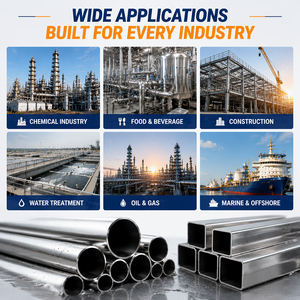 ASTM Standard 316Ti 2B Finish 141.3mm Welded EN 10216-5 Stainless Steel Pipe with High Pressure Rating - Product Image 6