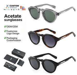 Lunettes <span class=keywords><strong>de</strong></span> soleil et <span class=keywords><strong>de</strong></span> <span class=keywords><strong>vue</strong></span> polarisées à montures polygonales colorées pour femmes et hommes, verres optiques UV400, montures en acétate <span class=keywords><strong>de</strong></span> designer - Product Image 1