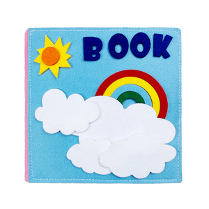Fabricant de livres d'activités Montessori en feutre personnalisés, vente en gros, pages d'activités silencieuses pour tout-petits, jouet éducatif d'apprentissage - Product Image 3