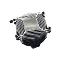 4 Pin PWM CPU Fan Stamping Aluminium Fin CPU Cooler Radiator Round Processor Heatsink pour AMD AM4 Cooling R3 R5 Ryzen