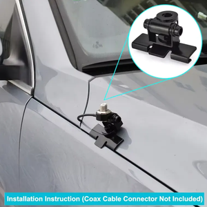 Support de montage en acier inoxydable pour antenne de toit de voiture, base de montage pour voiture mobile sans câble - Product Image 2