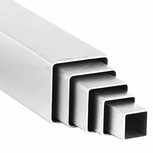 Tubo de tubulação quadrado de liga de alumínio, espessura personalizada 200x200mm 6061-t6 para itens ao ar livre