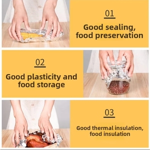 ฟอยล์อะลูมิเนียมยี่ห้อ <span class=keywords><strong>AIBO</strong></span> ขนาด 9 ไมครอน ขายดี สวยงาม สะดวก ใช้งานง่าย เป็นมิตรกับสิ่งแวดล้อม เกรดสำหรับอาหาร ลายนูน - Product Image 6