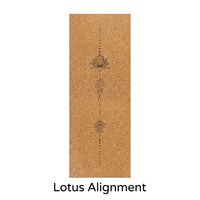 Tapete de Yoga de Corcho y Caucho Ecológico Antideslizante para Gimnasio y Ejercicio en Casa, Unisex, 183x68cm, Incluye Correa de Transporte y Bolsa