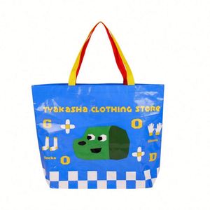 Bolsa de Mano Promocional para Eventos Corporativos, Diseño 2024, Gran Capacidad, Laminada, Tejida en PP, para Exposiciones - Product Image 2